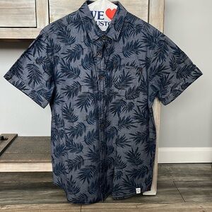 Men's paper denim button down